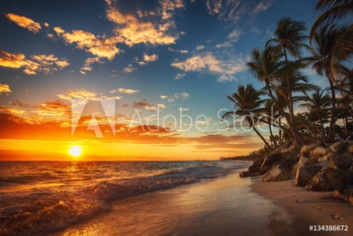 Picture of Sunrise over the beach